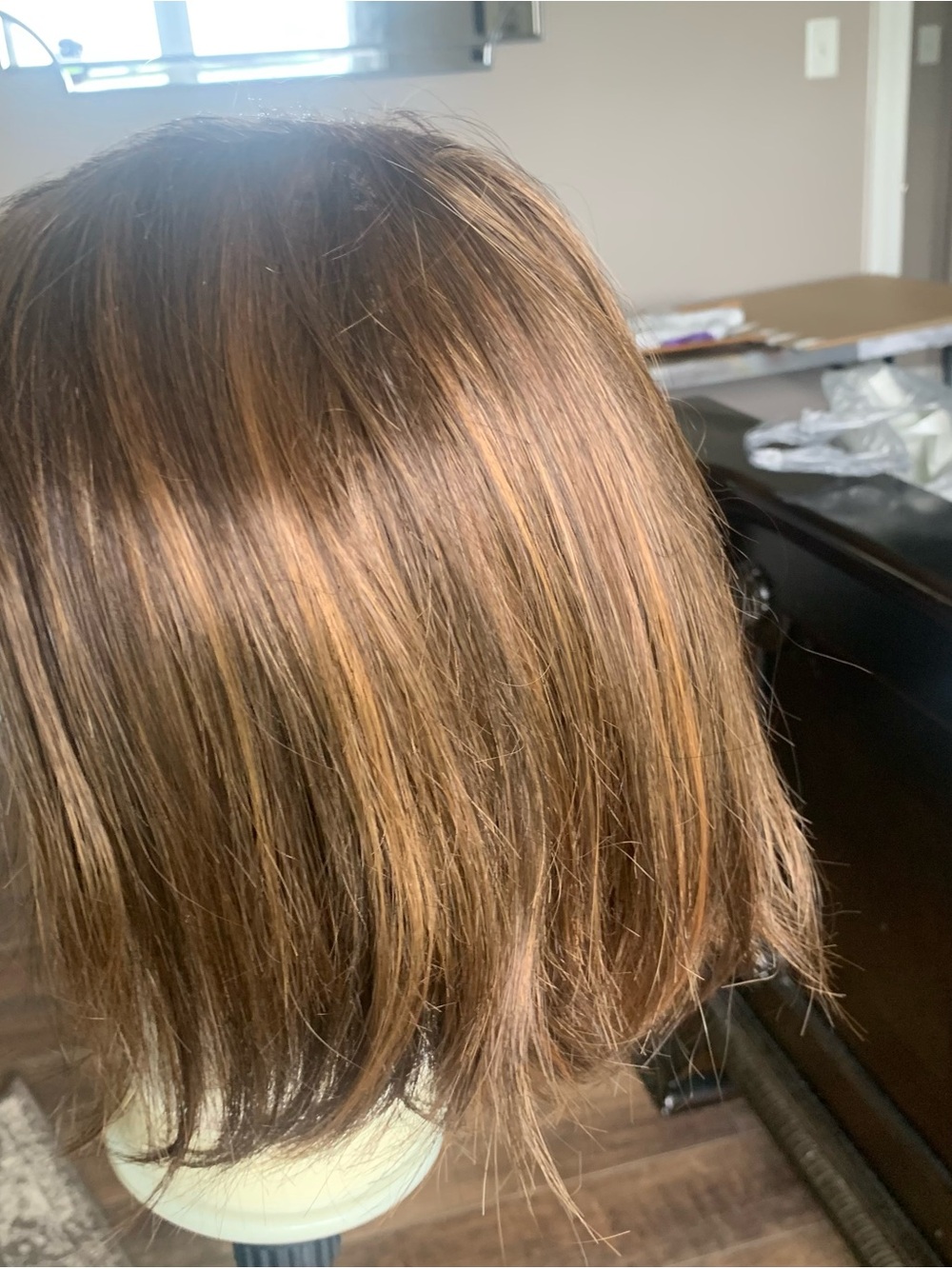 Jon Renau Alison in Caramel Ribbon Sleek Bob Style